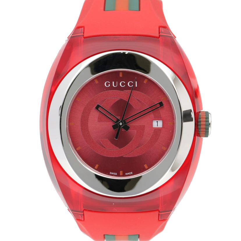GUCCI グッチ/SYNC クォーツ/YA137103A//184*****/Aランク/09