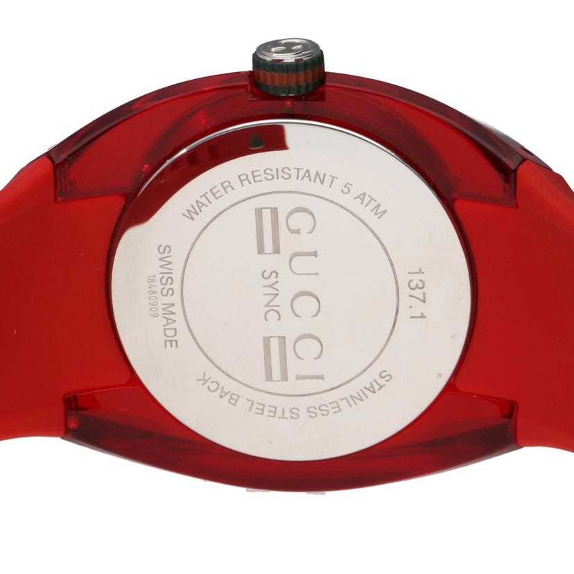 GUCCI グッチ/SYNC クォーツ/YA137103A//184*****/Aランク/09