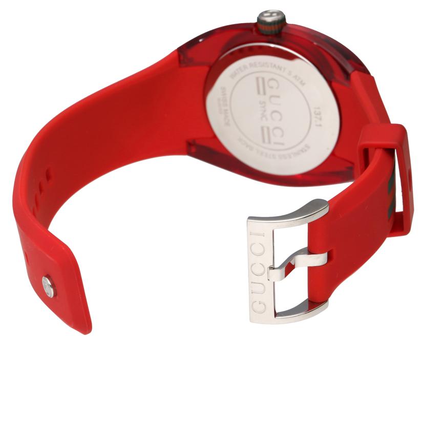 GUCCI グッチ/SYNC クォーツ/YA137103A//184*****/Aランク/09