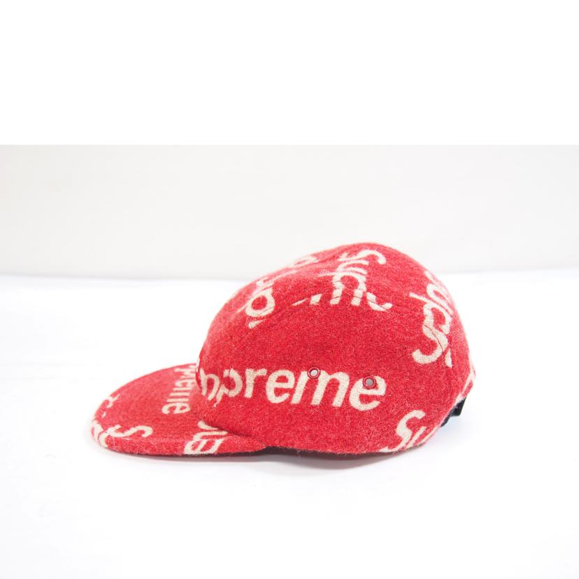 Supreme シュープリーム/ハリスツイードキャンプキャップレッド//Bランク/71