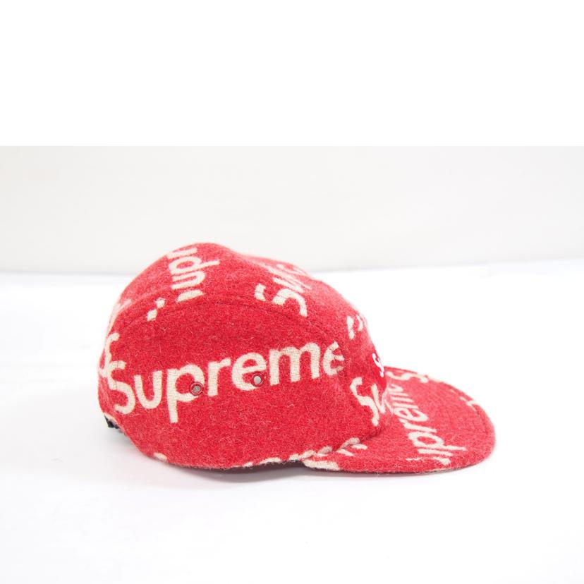 Supreme シュープリーム/ハリスツイードキャンプキャップレッド//Bランク/71