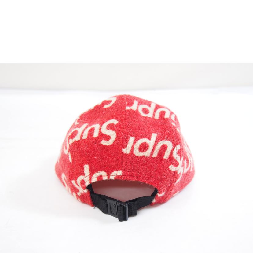 Supreme シュープリーム/ハリスツイードキャンプキャップレッド//Bランク/71