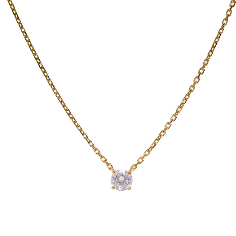 Cartier カルティエ/◎K18ソリテールダイヤネックレス//Aランク/82