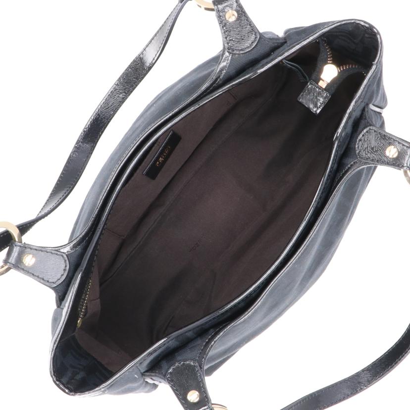 FENDI フェンディ/ズッカ柄キャンバス×エナメルトート/8BH156-ACN//CA1******/ABランク/91