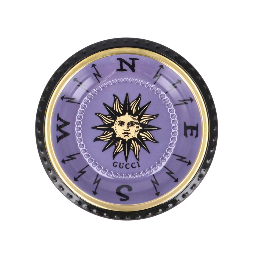 25/Richard Ginoria×GUCCI リチャードジノリ×グッチ/ポーセリンアクセサリートレイ/パープル/GUCCI//ABランク/75