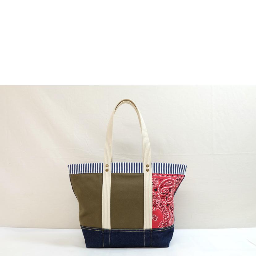 RALPH LAUREN ラルフローレン/パッチワークPOLOベアミディアムトート/428839550002//-/ABランク/71