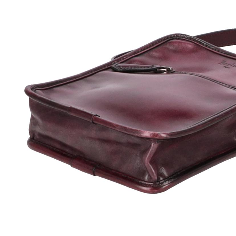 Berluti ベルルッティ/Berluti/ジャーナリストレザーショルダー/赤茶//Bランク/75