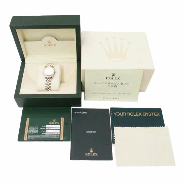 ROLEX ロレックス/レディ・デイトジャスト26・ホワイト/SS×YG/G番/179173//G17**********/SAランク/69