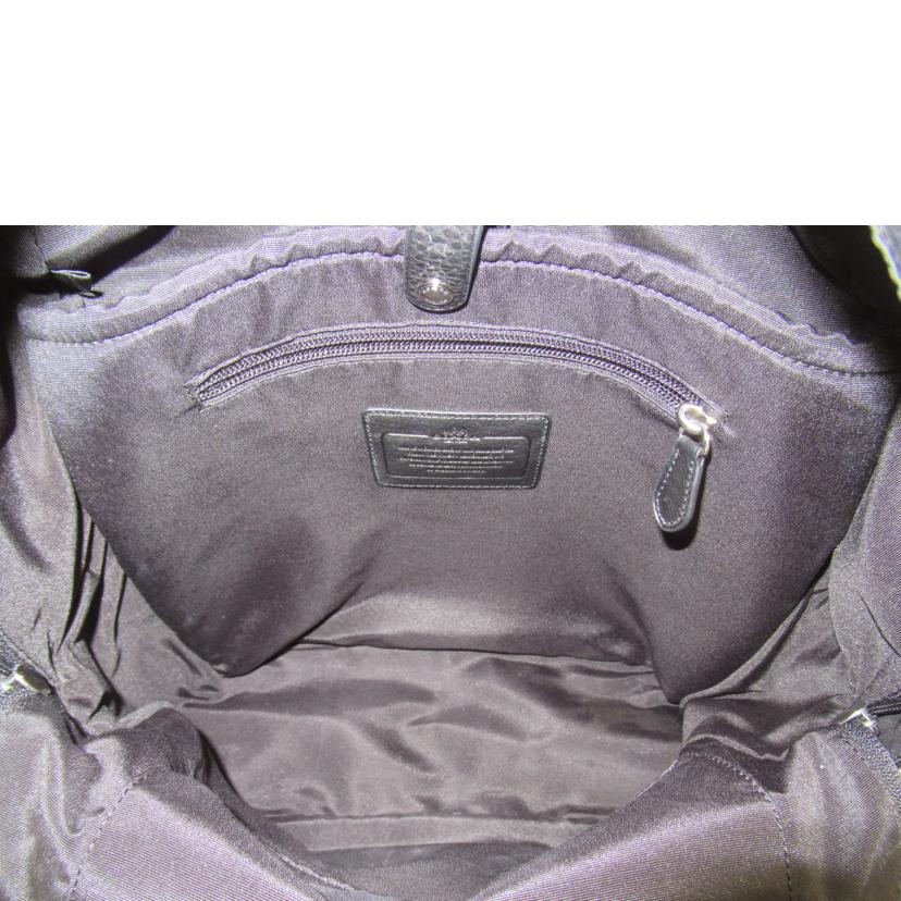 COACH/リュック/レザー×ナイロン/F71755//F15**/Bランク/63