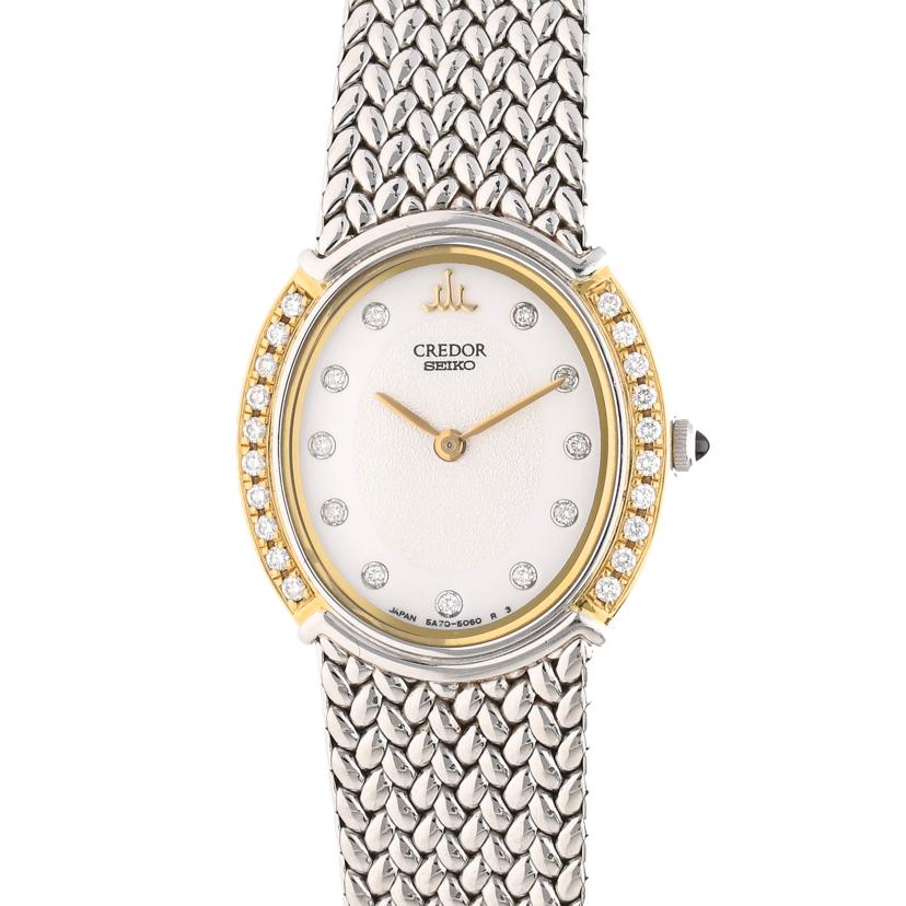 SEIKO セイコー/クレドール・ダイヤベゼル/レディース/クオーツ/5A70-3000//310***/Aランク/06