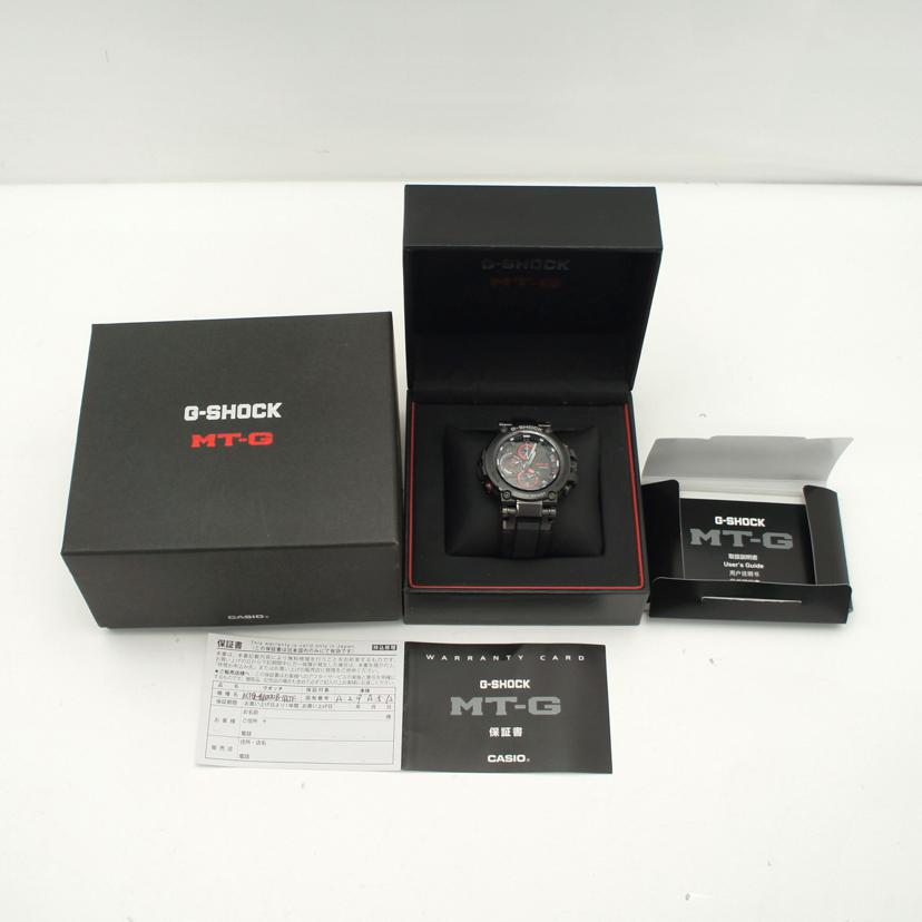 CASIO カシオ/G-SHOCK/MT-G/電波ソーラー×スマホリンク/MTG-B1000B-1AJF//001*****/SAランク/75