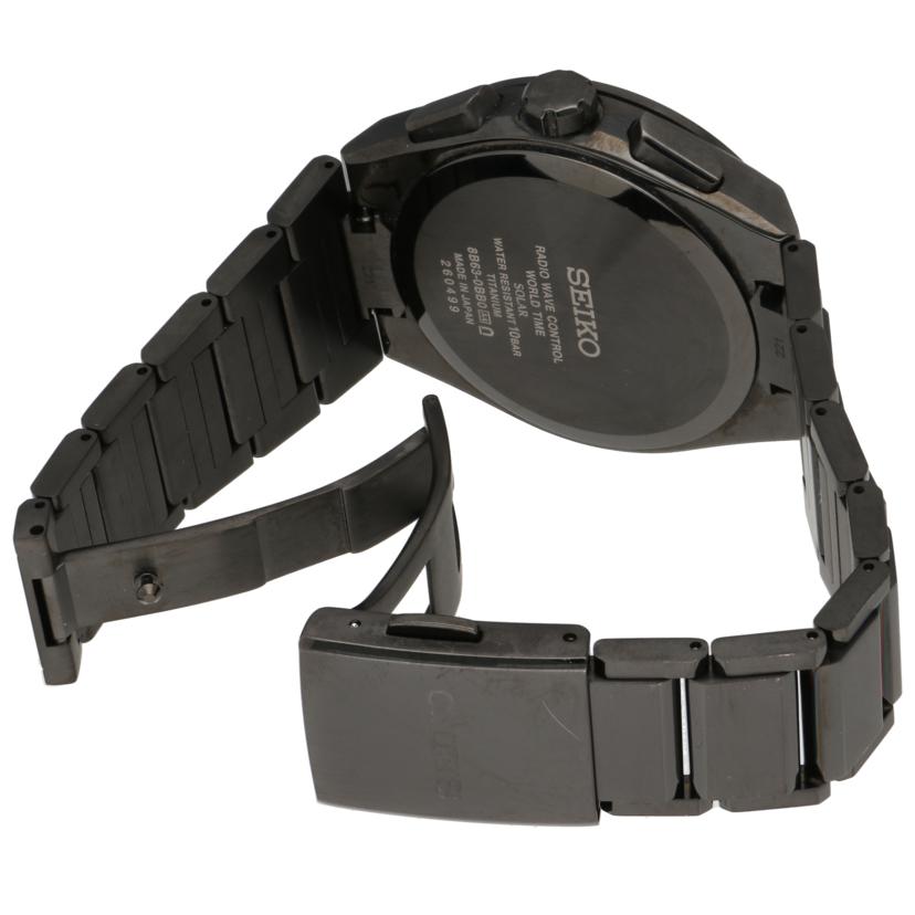 SEIKO セイコー/ASTRON/ ブラック/ 電波ソーラー/8B63-0BB0//260***/ABランク/70