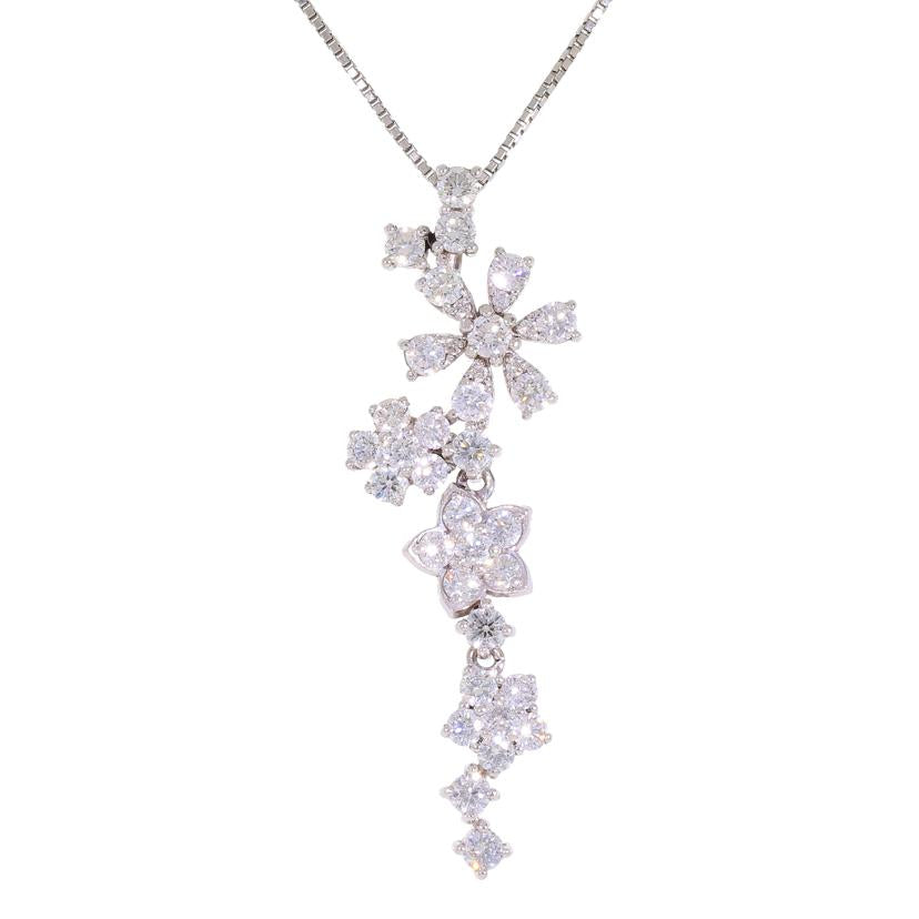 /◎PT900/850ダイヤネックレス2.00ct//Aランク/59