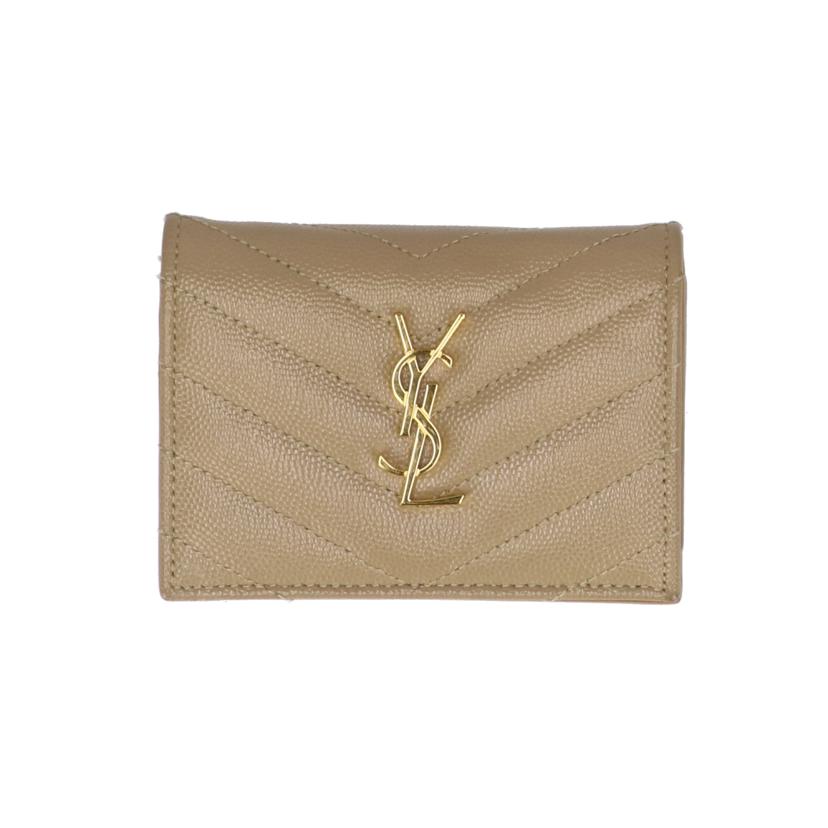 SAINT LAURENT PARIS サンローランパリ/二つ折りミニ財布//Aランク/81