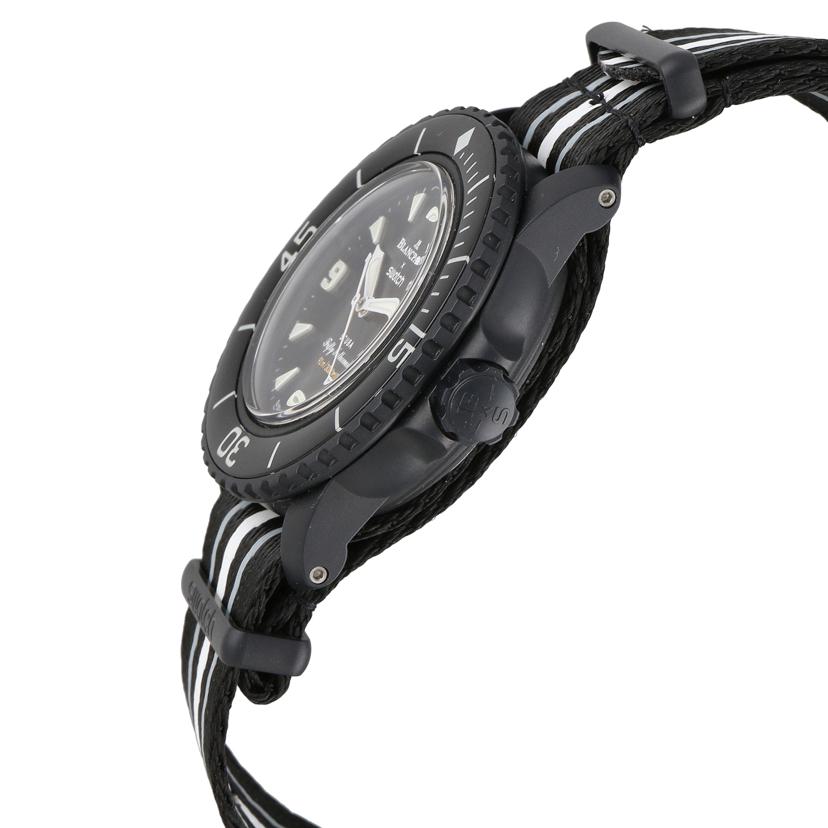 BLANCPAIN×swatch ブランパン×スウォッチ/フィフィティファゾムス・オーシャンオブストーム/自動巻/SO35B400//SAランク/78