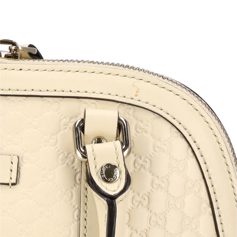 GUCCI グッチ/マイクログッチシマ/ドーム型2WAYバッグ/449654//520***/ABランク/91