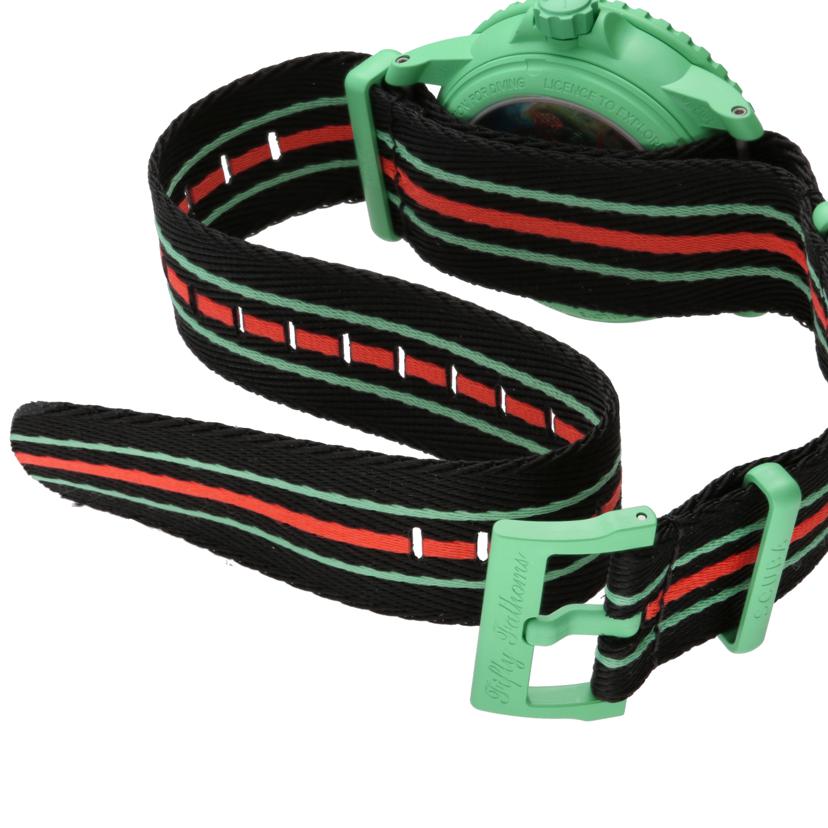 BLANCPAIN×swatch ブランパン×スウォッチ/フィフティファゾムス・インディアンオーシャン/自動巻/SO35I100//SAランク/75