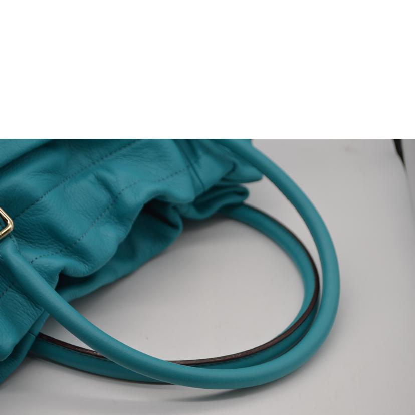 kate spade ケイトスペード/ウエストバリーシボレザーハンド/ターコイズブルー/PXRU0977B//Aランク/89