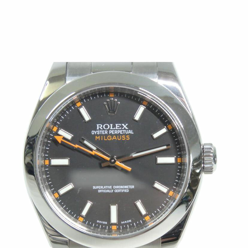 ROLEX ロレックス/ミルガウス/ブラック/V番/116400//V55****/Aランク/84