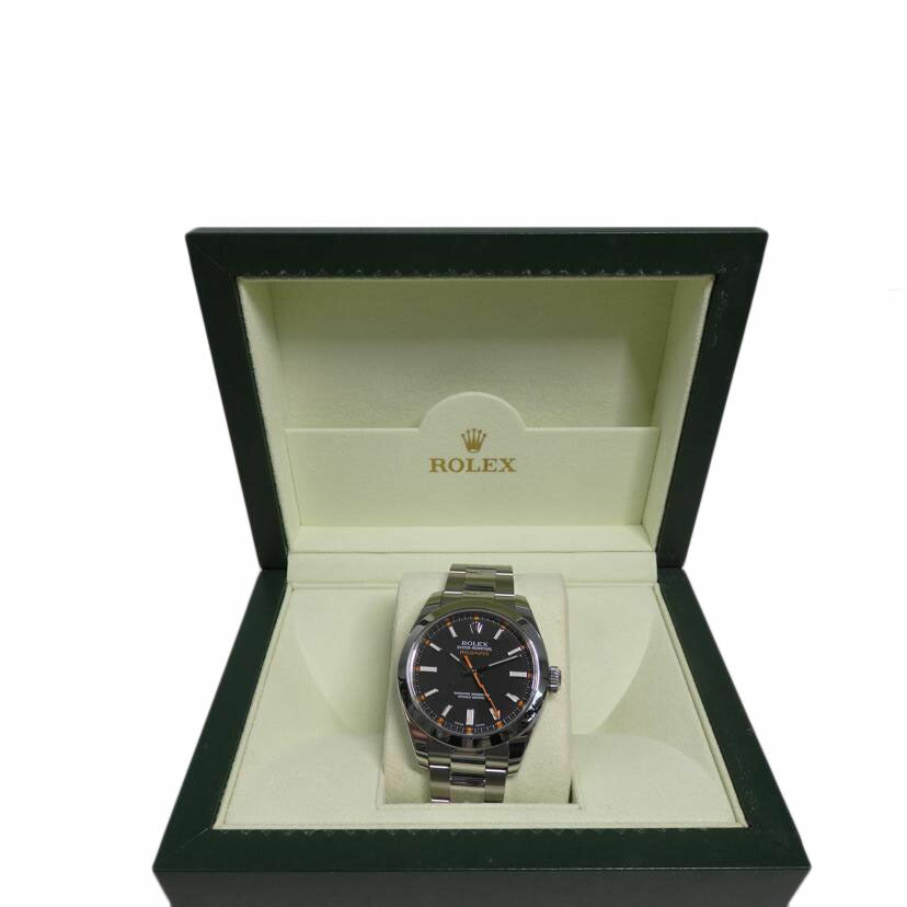 ROLEX ロレックス/ミルガウス/ブラック/V番/116400//V55****/Aランク/84