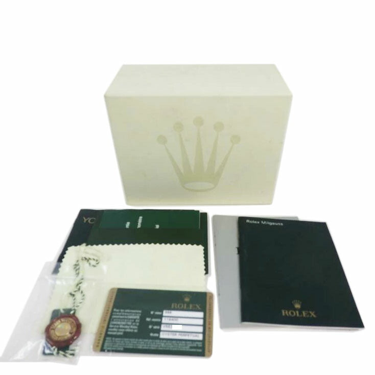 ROLEX ロレックス/ミルガウス/ブラック/V番/116400//V55****/Aランク/84