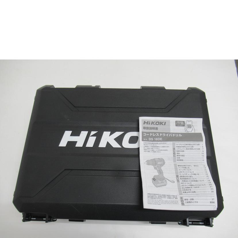Hi KOKI/コードレスドライバドリル/DS18DE//JO21254/ABランク/63