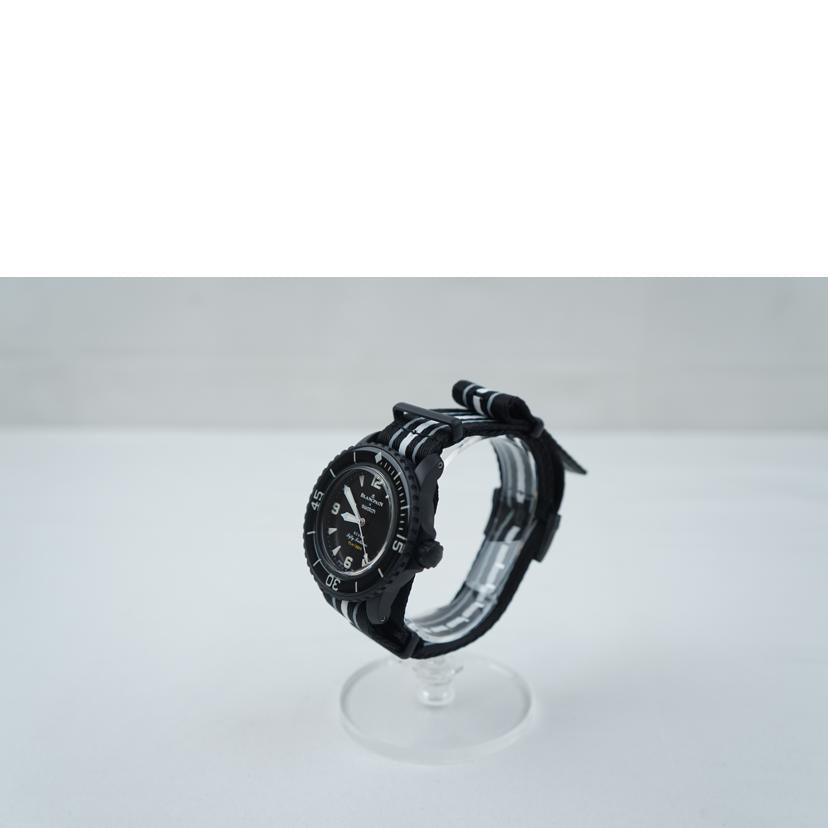 BLANCPAIN×swatch ブランパン×スウォッチ/フィフティゾムスオーシャンオブストーム/SO35B400//ABランク/67