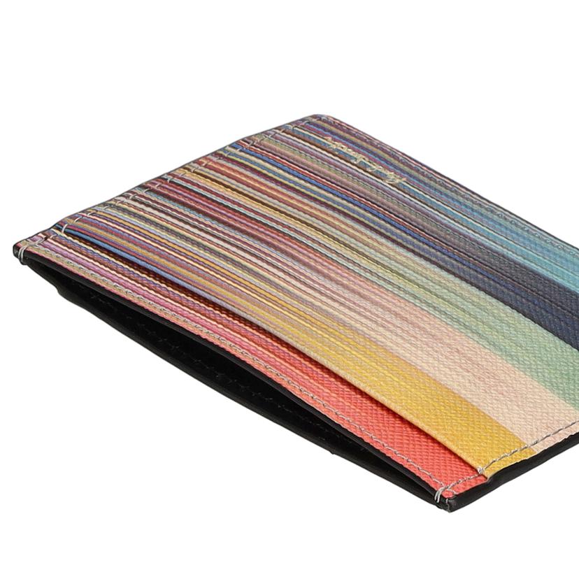 PaulSmith ポールスミス/アーティストトゥマルチストライプパスケース/PSC670//Aランク/09
