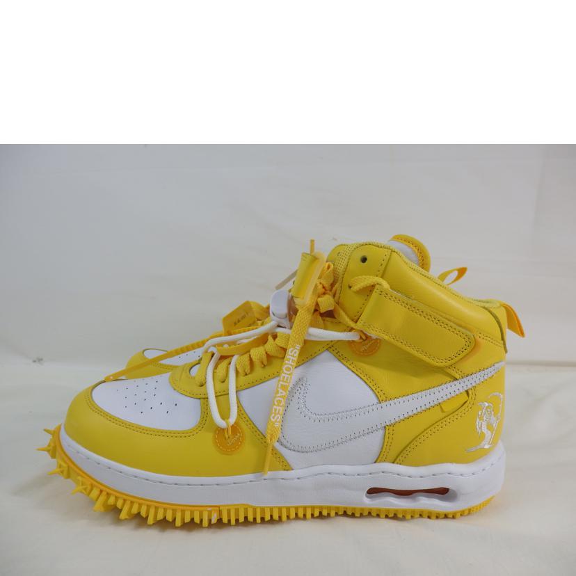 NIKE×OFF WHITE ナイキ/AIR FORCE1 MID SP LTHR/DR0500-101//Sランク/84