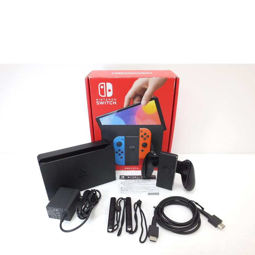 Nintendo 任天堂/有機ELモデルスイッチ本体ネオンブルー/レッド/HEG-S-KABAA//XTJ70925957543/Bランク/88