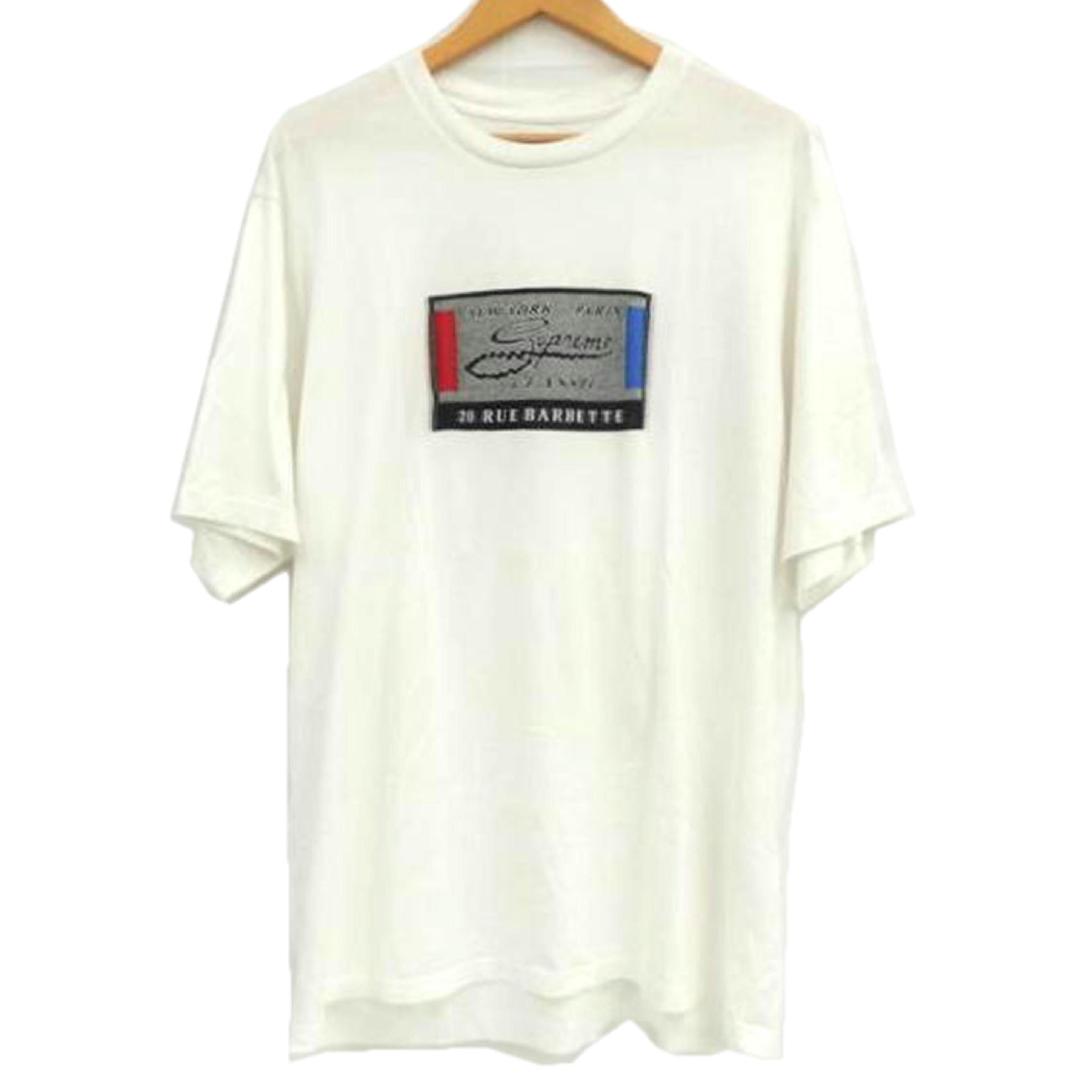 Supreme シュプリーム/Supreme Intarsia Label T/ホワイト//ABランク/82
