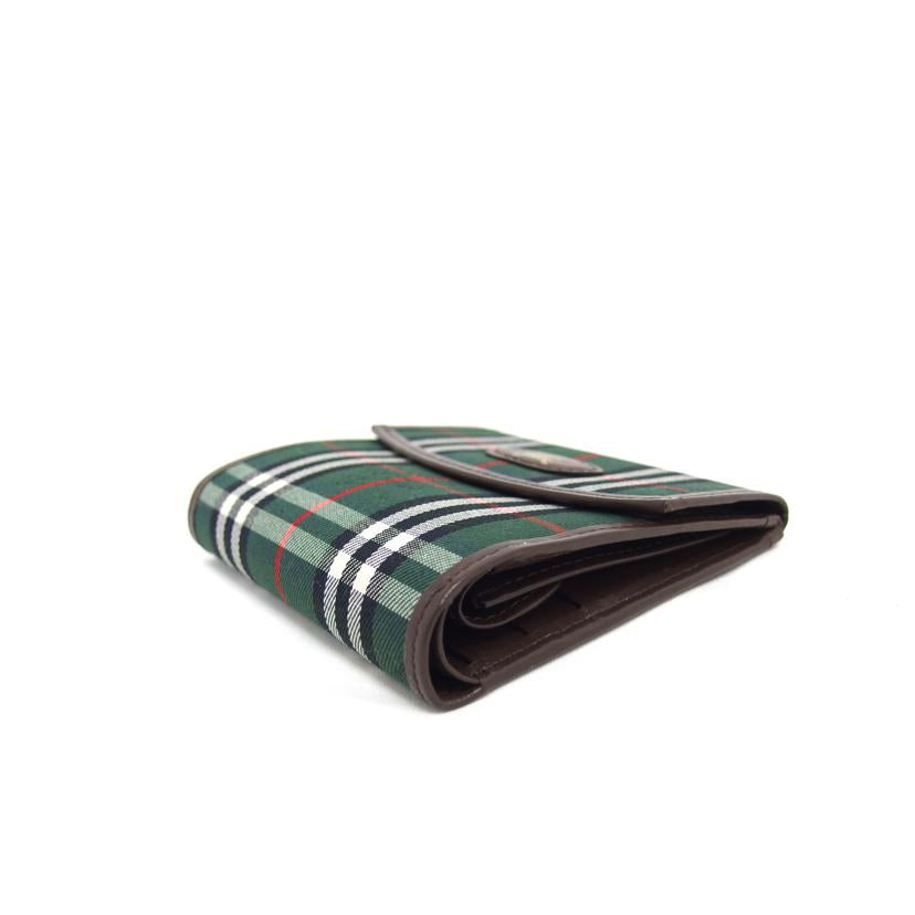 Burberrys バーバリー バーバリーズ ヴィンテージ/チェック柄/二つ折り財布/グリーン//ABランク/04
