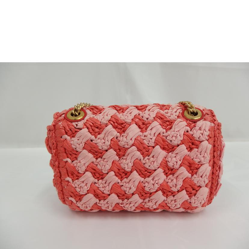 Kate Spade/イヴリンストライブかぎ針編み クロスボディバック/ピンク//Aランク/82