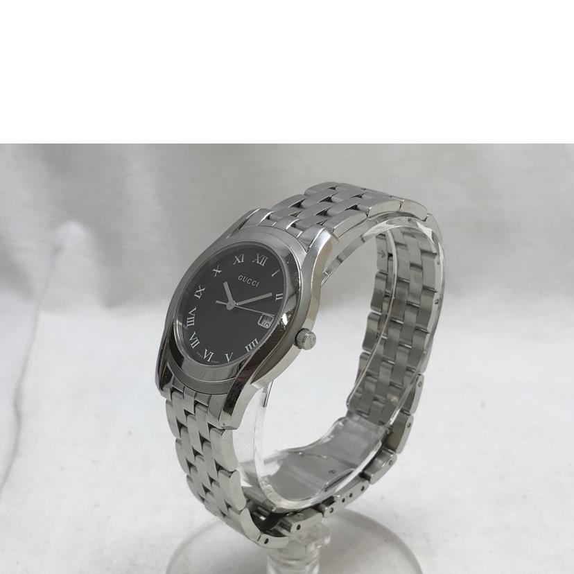 GUCCI グッチ/Gクラス ブラック ローマ文字盤/5500M//114*****/Bランク/51