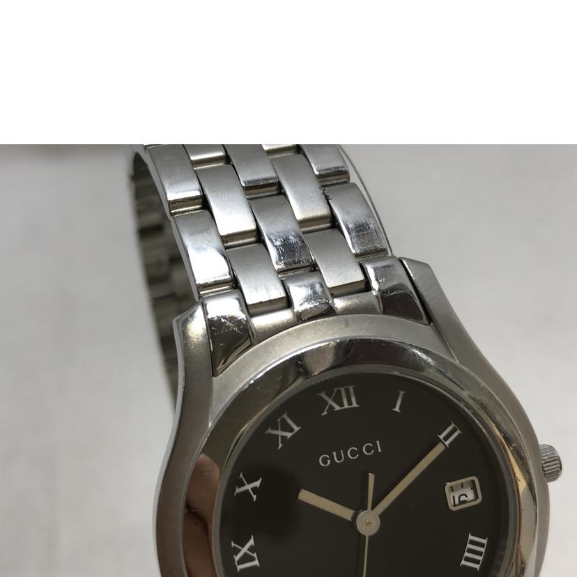 GUCCI グッチ/Gクラス ブラック ローマ文字盤/5500M//114*****/Bランク/51