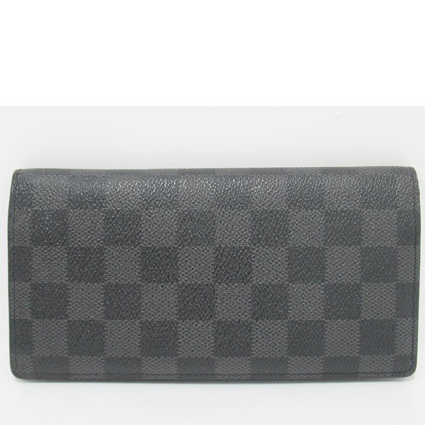 LV/ポルトフォイユ・プラザ/ダミエ・グラフィット/N62665//TS3***/Bランク/63