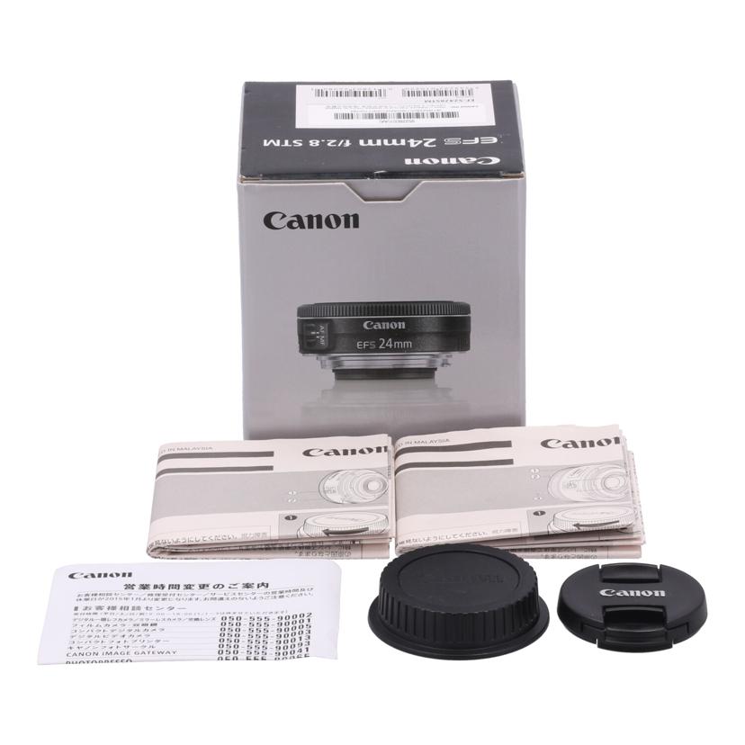 Canon キャノン/薄型レンズ/EF-S 24mm F2.8 STM/EF-S 24mm F2.8 STM//9522B001/Aランク/24