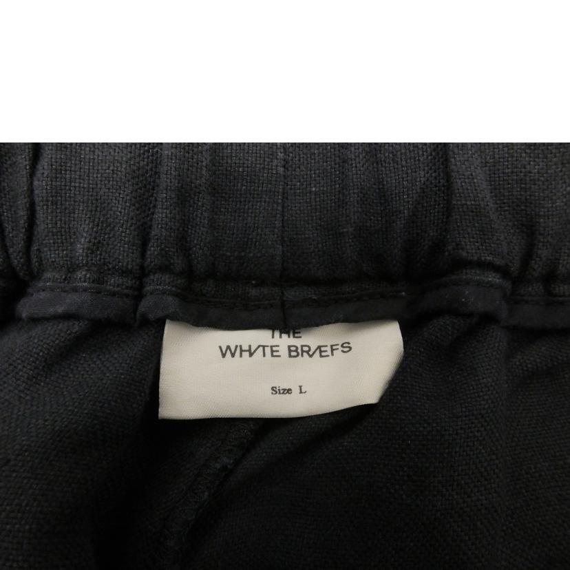 THE WHITE BRIEFS/リネンジョガーパンツ/MAIN-LI-71//Bランク/88
