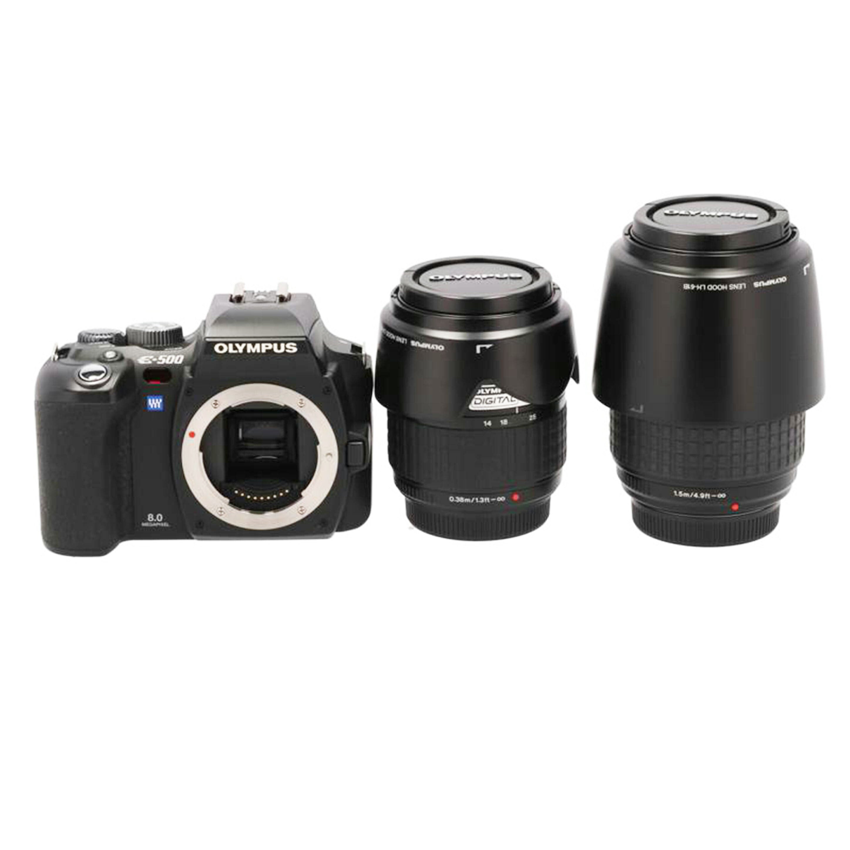 【動作品】OLYMPUS オリンパス　E-500 ダブルズームセット OLYMPUS オリンパス/家電・カメラ・AV機器｜WonderREX-ONLINE