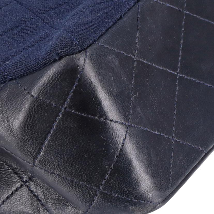 CHANEL シャネル/ラムスキン×コットン/ダブルフラップチェーンショルダーバッグ//148****/Bランク/91