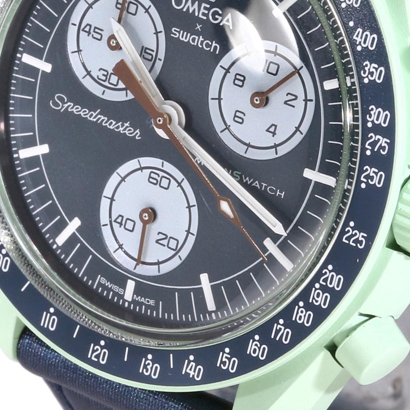 OMEGA×swatch オメガ×スウォッチ/ムーンスウォッチ/MISSION ON EARTH/クオーツ/SO33G100//SAランク/75