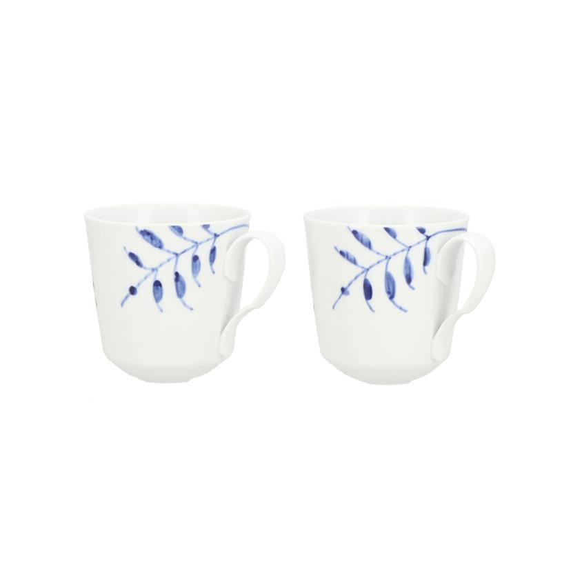 ROYAL COPENHAGEN ロイヤルコペンハーゲン/ブルーフルーテッドメガ マグ ミディアム2PCS/2381046//Aランク/24
