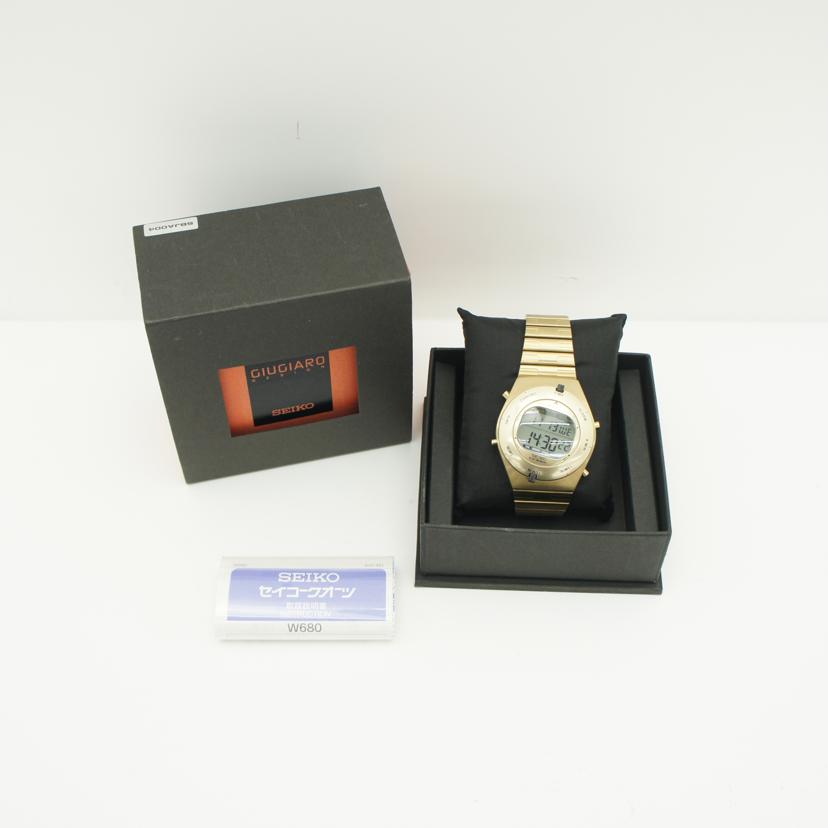 SEIKO セイコー/スピードマスター・ジウジアーロ・復刻3000本限定/W680-4070//004******/SAランク/20