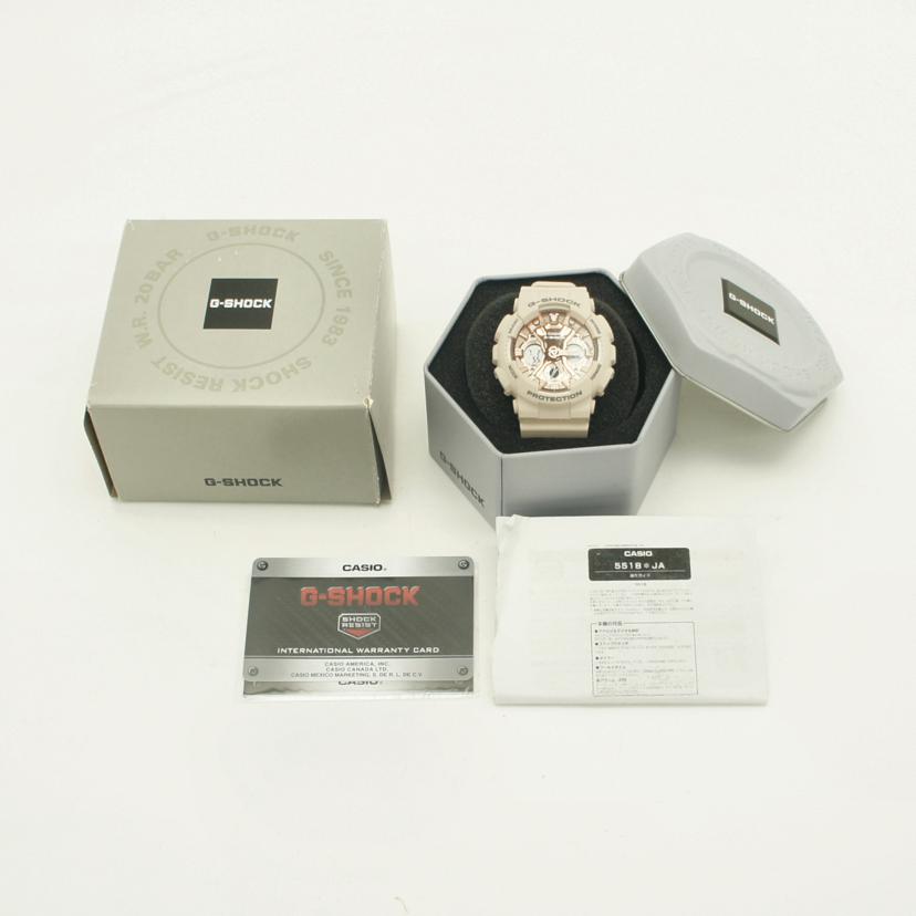 CASIO カシオ/G-SHOCK/クオーツ/ベージュ/GMA-S120MF//Aランク/75