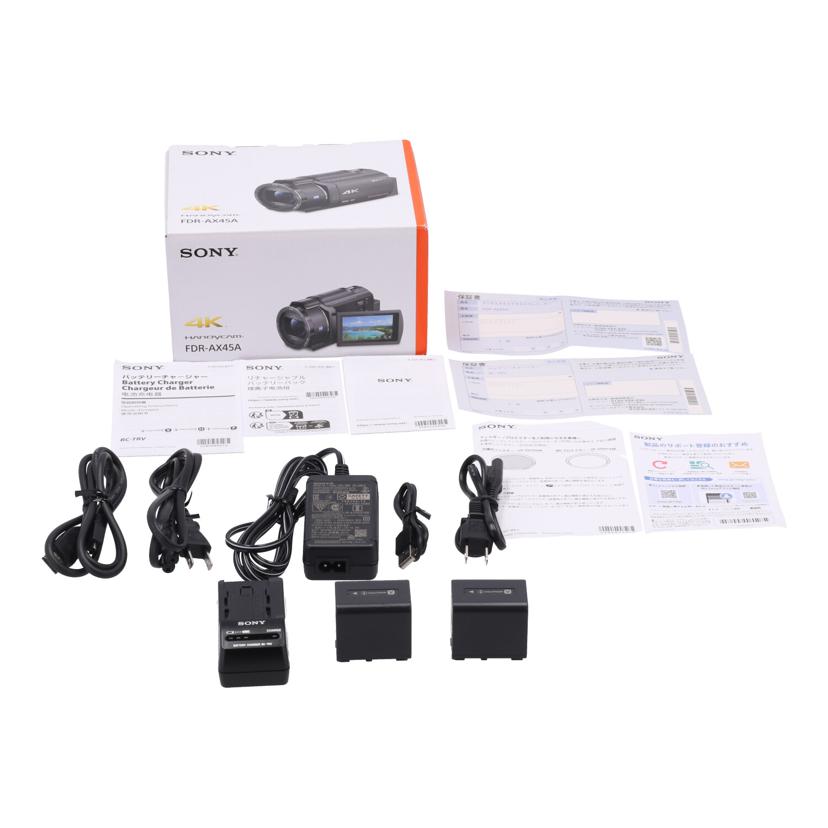 SONY ソニー /4Kビデオカメラ/Handycam/FDR-AX45A//S0130533303/Bランク/24
