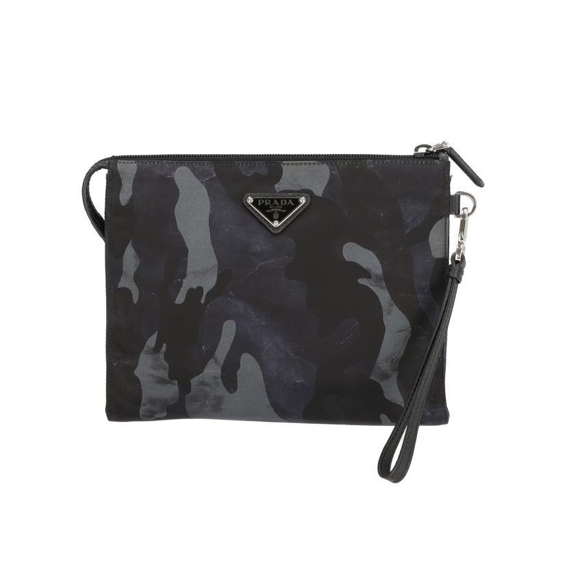 PRADA PRADA/カモフラ柄テスートナイロンセカンドバッグ/2NE789//250/Aランク/75