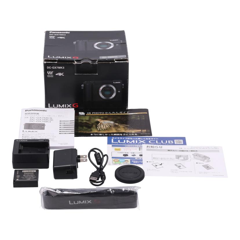 Panasonic パナソニック /ミラーレス一眼 ボディ/DC-GX7MK3//WG8BA002438/Bランク/24