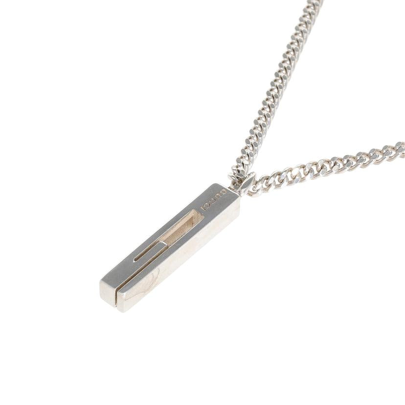 GUCCI グッチ/SV925カットアウトGネックレス 51cm/仕上済//ABランク/75