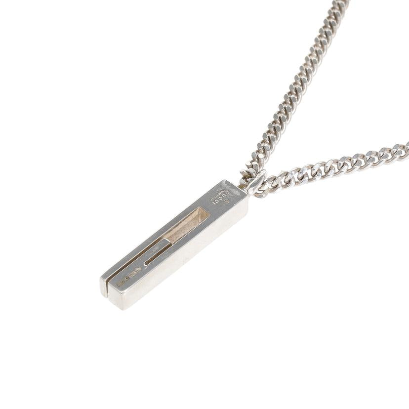 GUCCI グッチ/SV925カットアウトGネックレス 51cm/仕上済//ABランク/75