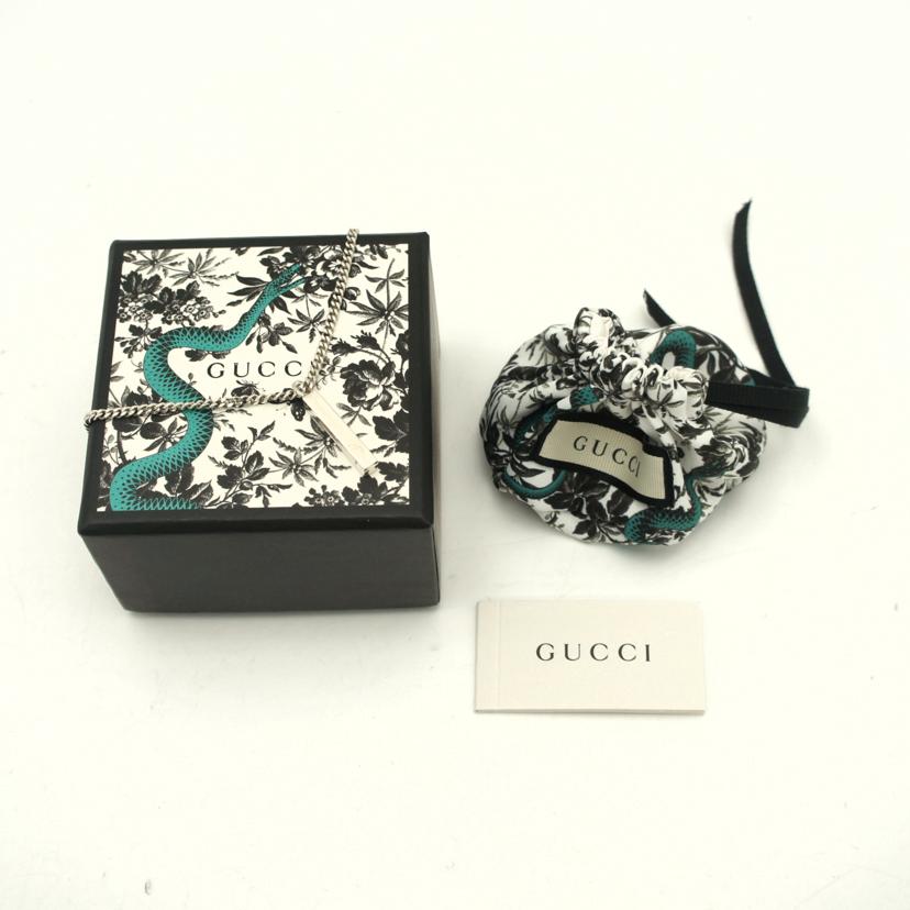 GUCCI グッチ/SV925カットアウトGネックレス 51cm/仕上済//ABランク/75